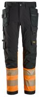 6231 Snickers High-Vis-4-Wege-Stretch-Hose mit Holstertaschen Warnschutzklasse 1 6231 Snickers High-Vis-4-Wege-Stretch-Hose mit Holstertaschen Warnschutzklasse 1