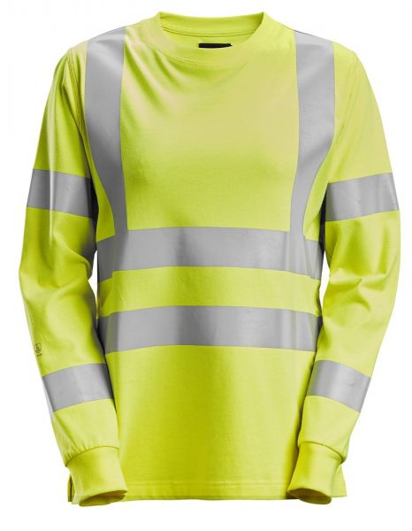 2476 Snickers ProtecWork T-Shirt Damen HiVis Kl.3