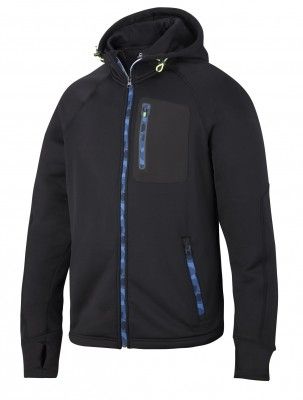 8000 Snickers FlexiWork Stretch-Fleece Kapuzen Jacke