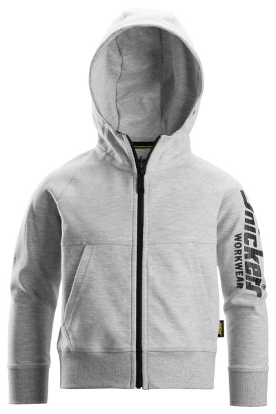 7512 Snickers Junior Logo Hoodie mit Reissverschluss