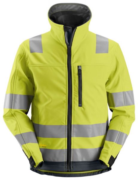 1230 Snickers AllroundWork, High-Vis Softshell Arbeitsjacke, Klasse 3