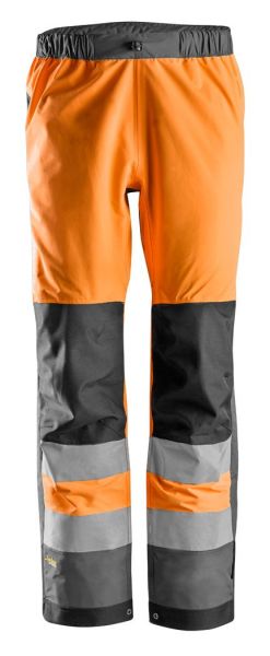 6530 Snickers AllroundWork, High-Vis WP Shell Arbeitshose, Klasse 2