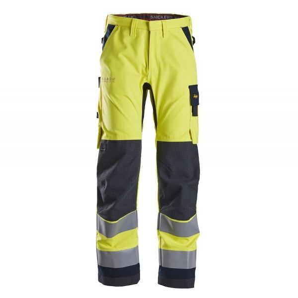 6360 Snickers ProtecWork Arbeithose HiVis Kl. 2