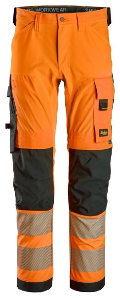 6336 Snickers High-Vis-4-Wege-Stretch-Hose Warnschutzklasse 2